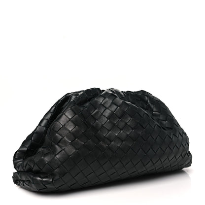 Bottega Veneta Nappa Maxi Intrecciato The Pouch Oversized Clutch Black 3 of 8