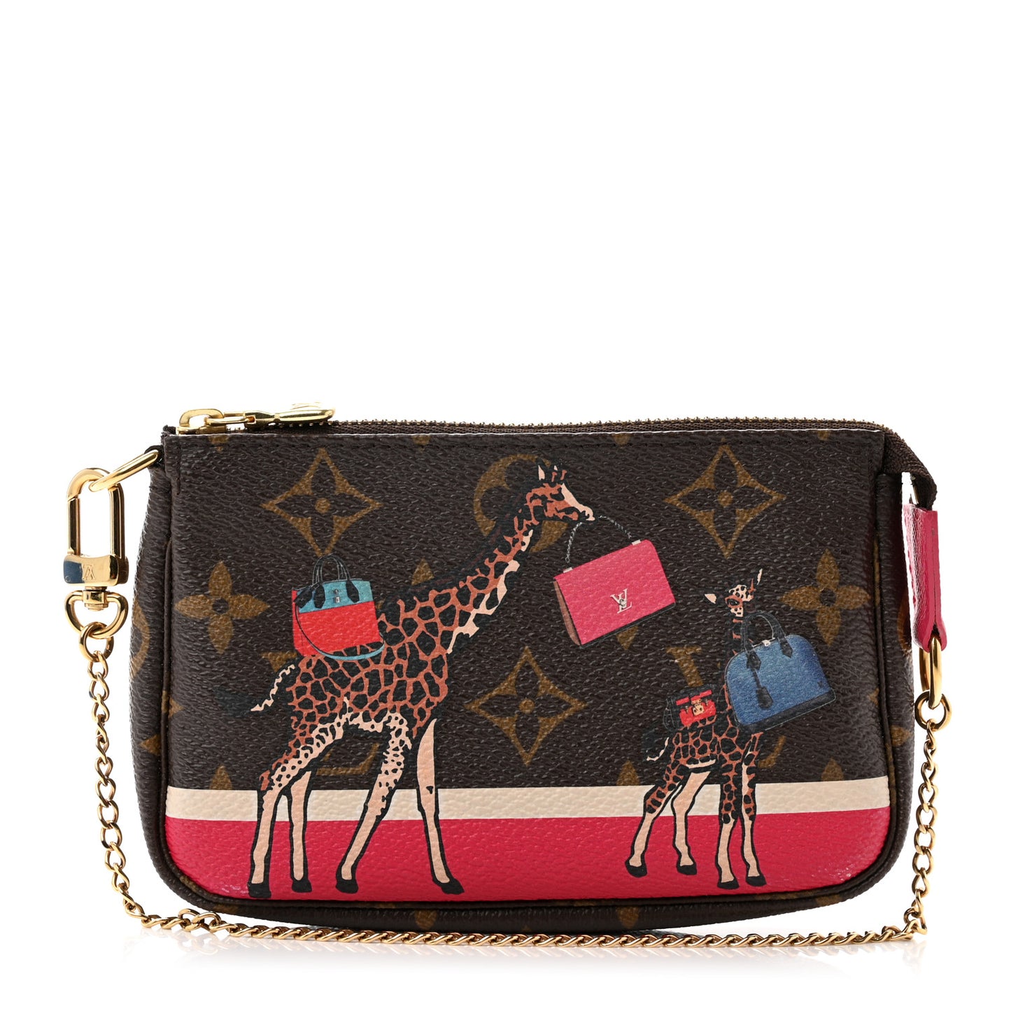 Monogram 2017 Christmas Animation Mini Pochette Accessories
