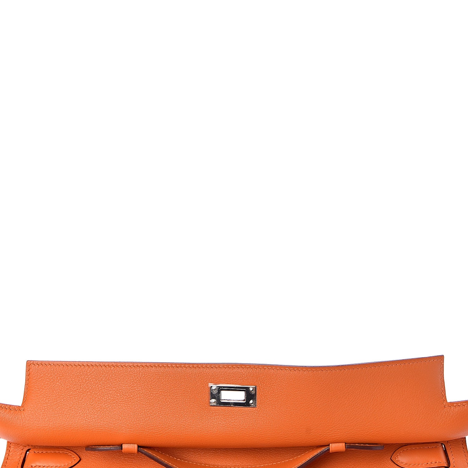 Hermes Swift Kelly Longue Clutch Pochette Orange 13 of 29