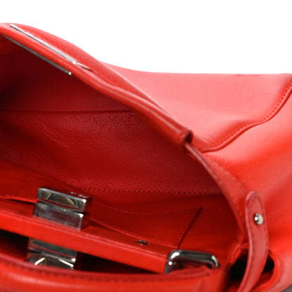 Fendi Nappa Mini Peekaboo Iconic Satchel Papavero 6 of 16