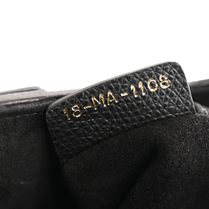 Christian Dior Grained Calfskin Mini Saddle Bag Black 7 of 12