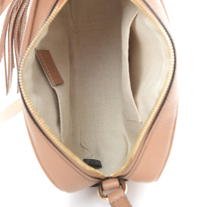 Gucci Pebbled Calfskin Small Soho Disco Bag Rose Beige 5 of 14
