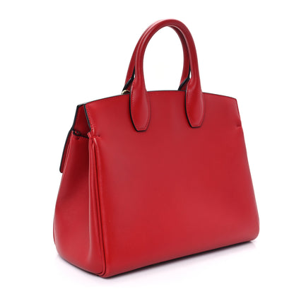 Salvatore Ferragamo Calfskin Medium The Studio Bag Red 3 of 10