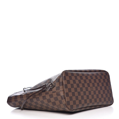 Louis Vuitton Damier Ebene Neo Neverfull MM Rose Ballerine 4 of 10