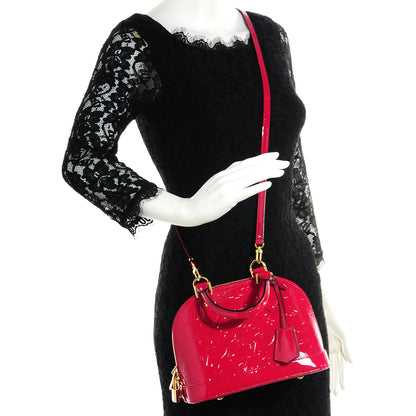 Louis Vuitton Vernis Alma BB Rose Indien 2 of 8
