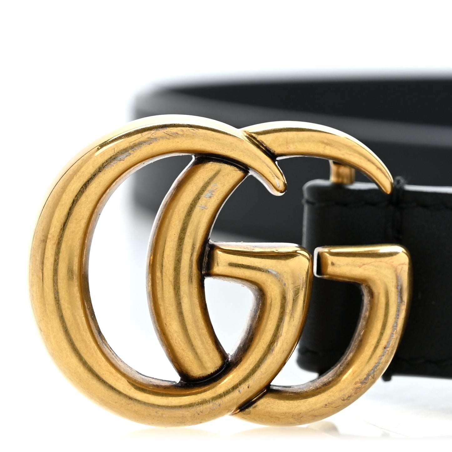 Calfskin Double G 20mm Belt 90 36 Black