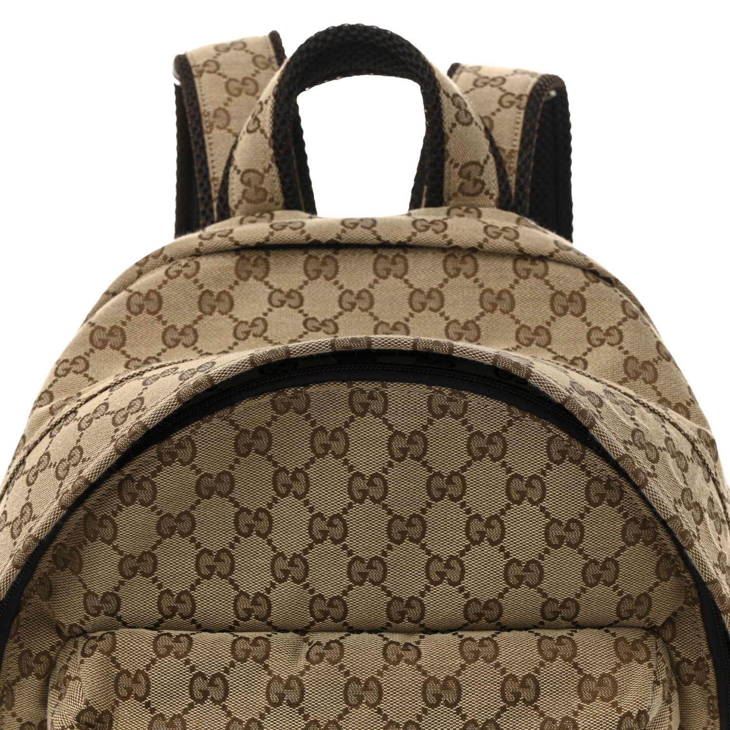 Gucci GG Monogram Medium Backpack Brown 8 of 13