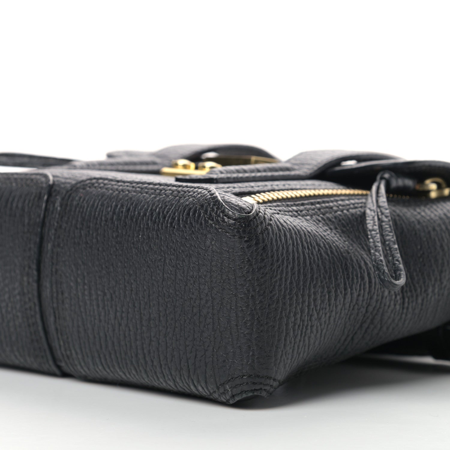 3.1 Phillip Lim Textured Calfskin Mini Pashli Satchel Black 9 of 10