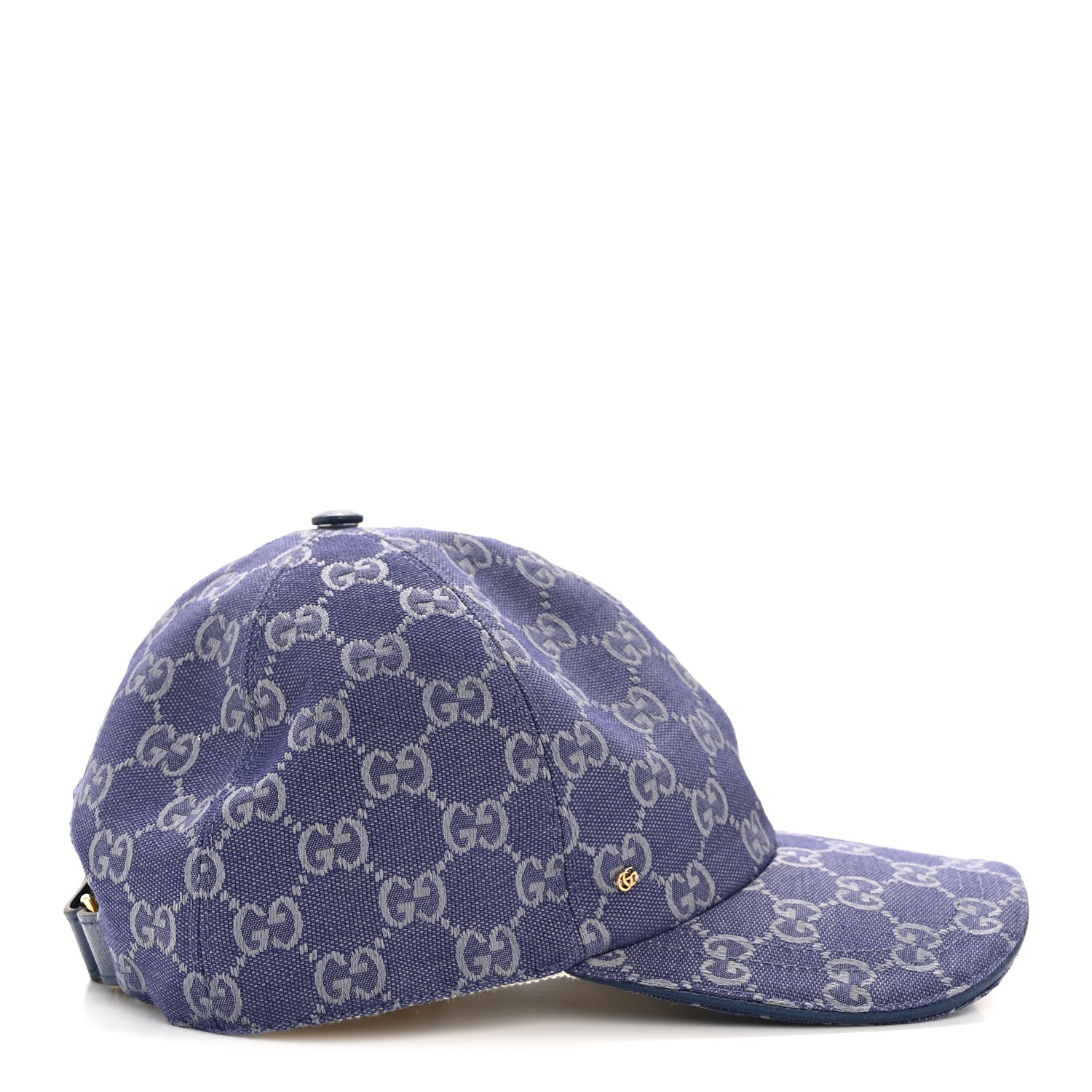 Gucci Monogram New GG Baseball Hat L Blue Grey 5 of 11