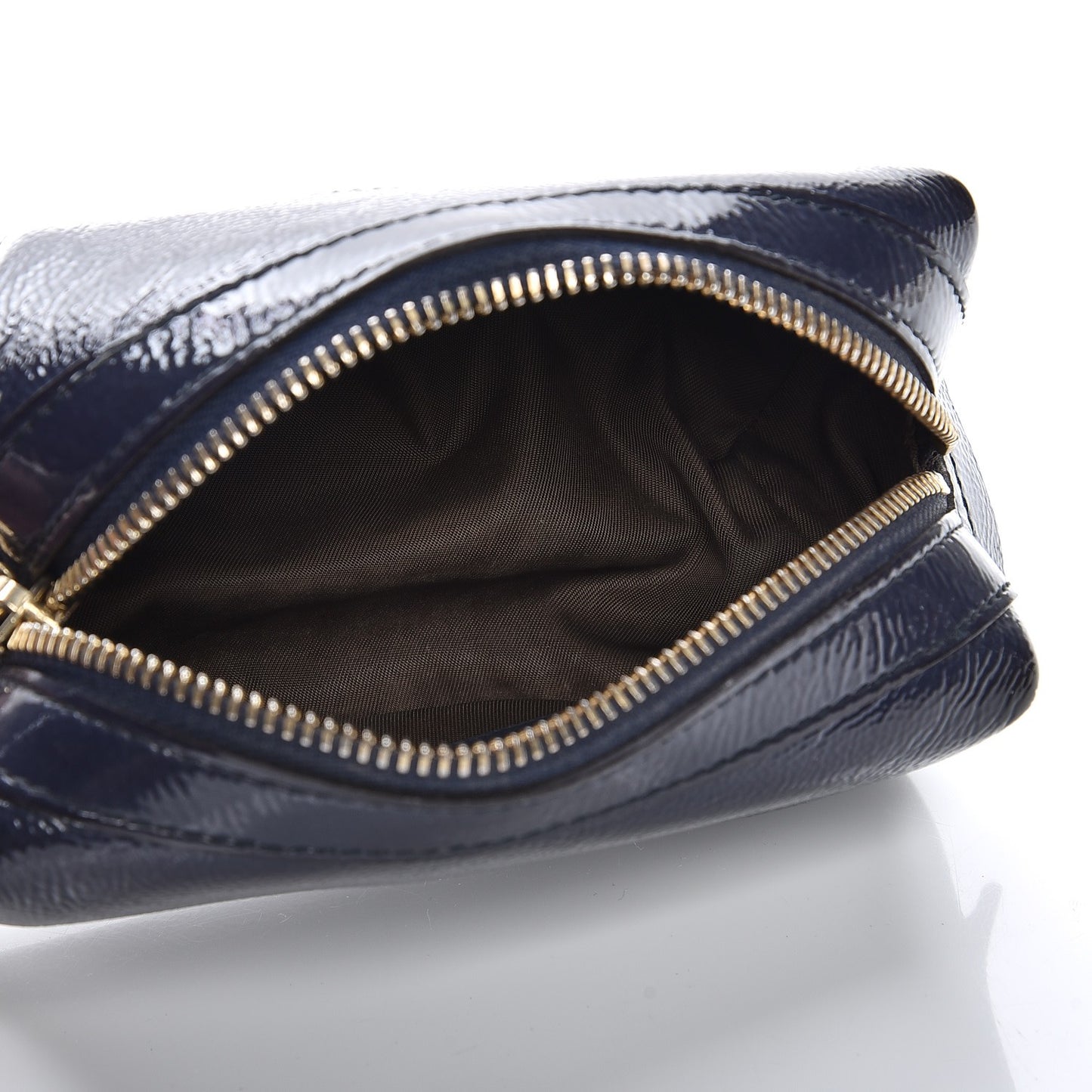Patent Small Soho Cosmetic Case Uniform Blue