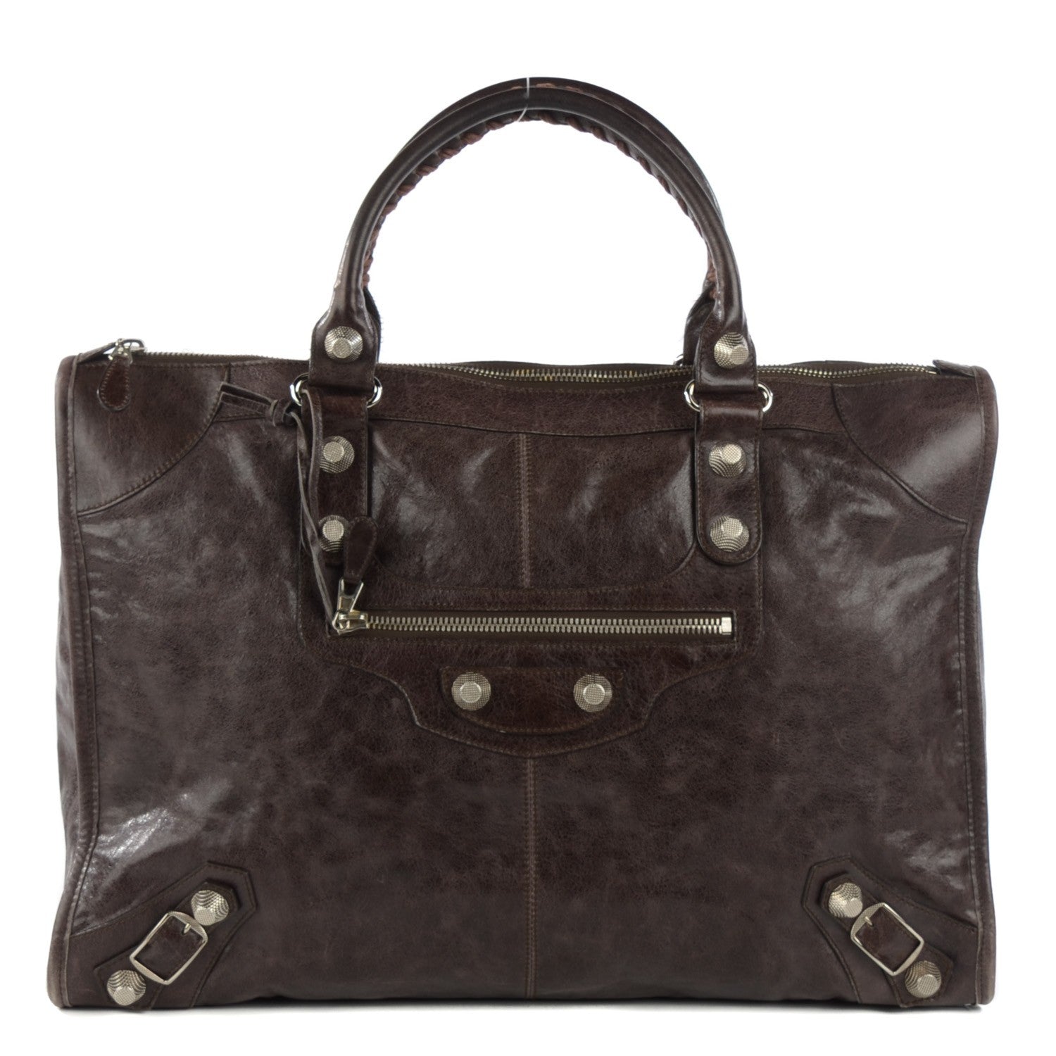 Balenciaga Agneau Giant 21 Silver Hardware Weekender Cafe 1 of 9