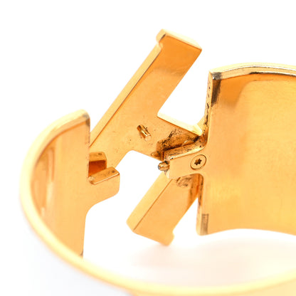 Hermes Enamel Extra Wide Clic Clac H Bracelet PM White 5 of 11