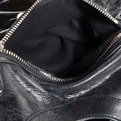 Balenciaga Agneau Giant 21 Silver Hardware Folder Black 2 of 16
