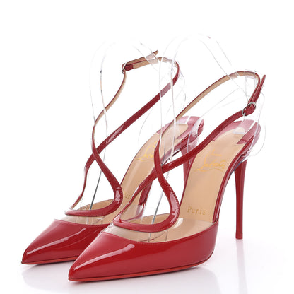 Christian Louboutin Patent PVC Cupidetta 100 Pumps 37.5 Loubi Transparent 4 of 8