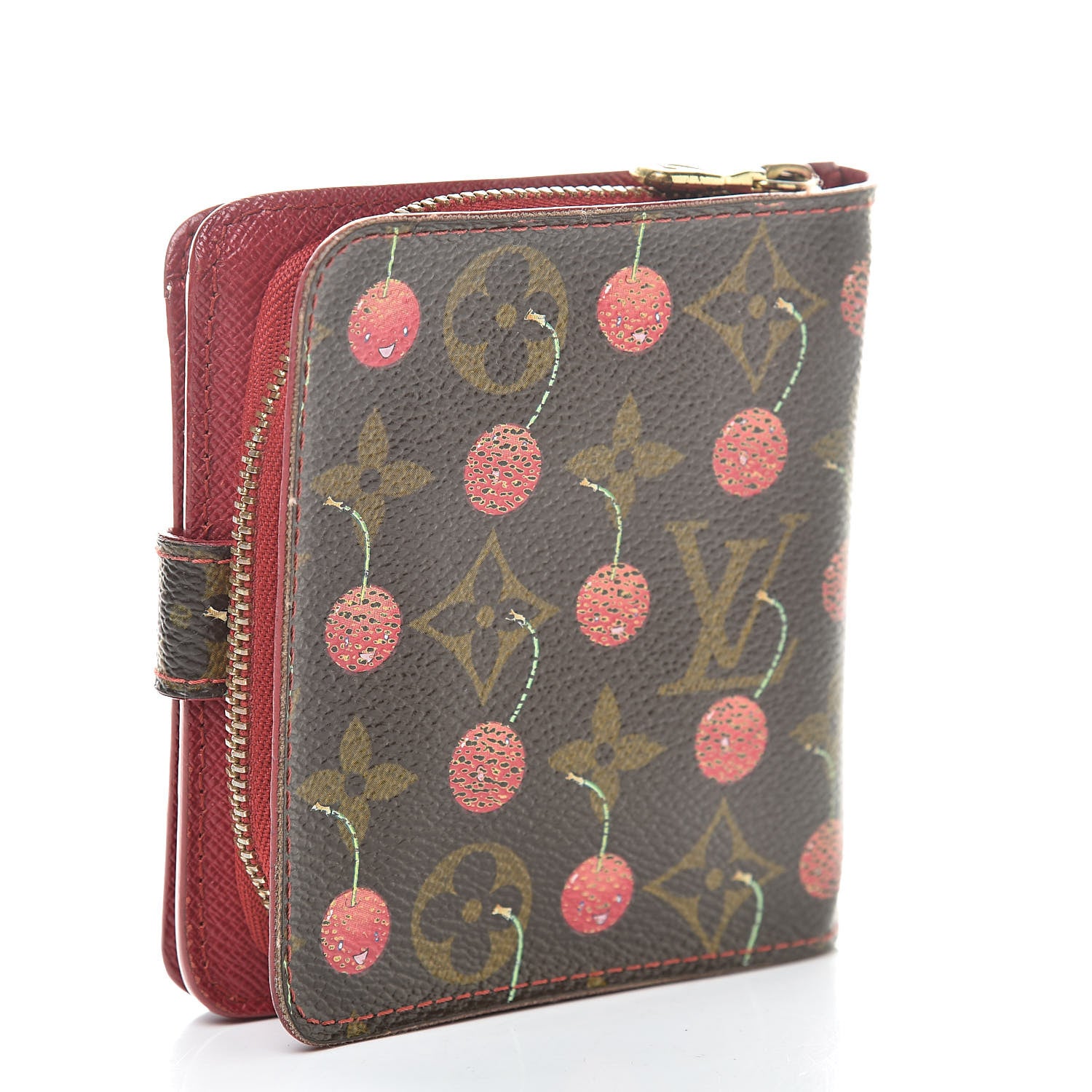 Louis Vuitton Monogram Cerises Compact Zippe Wallet 3 of 17