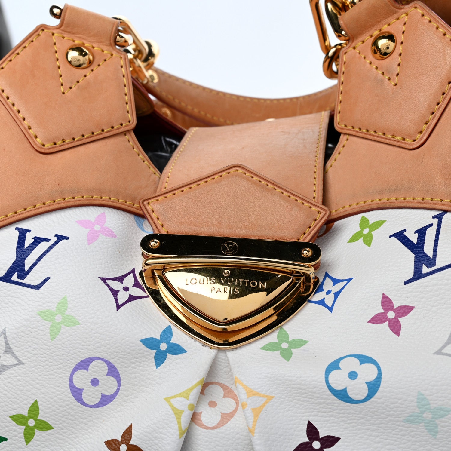 Louis Vuitton Monogram Multicolor Ursula White 10 of 11