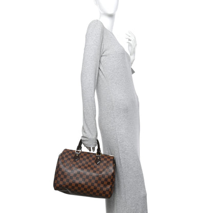 Louis Vuitton Damier Ebene Speedy 30 2 of 10
