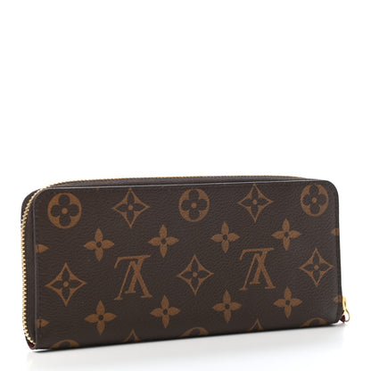 Louis Vuitton Monogram Clemence Wallet Fuchsia 2 of 4