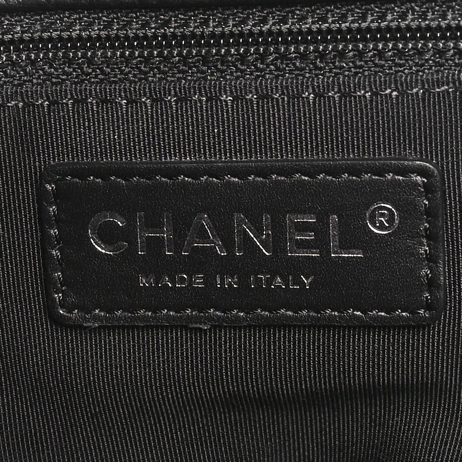 Chanel Grained Calfskin Quilted Large Casual Rock Backpack Black 6 of 12