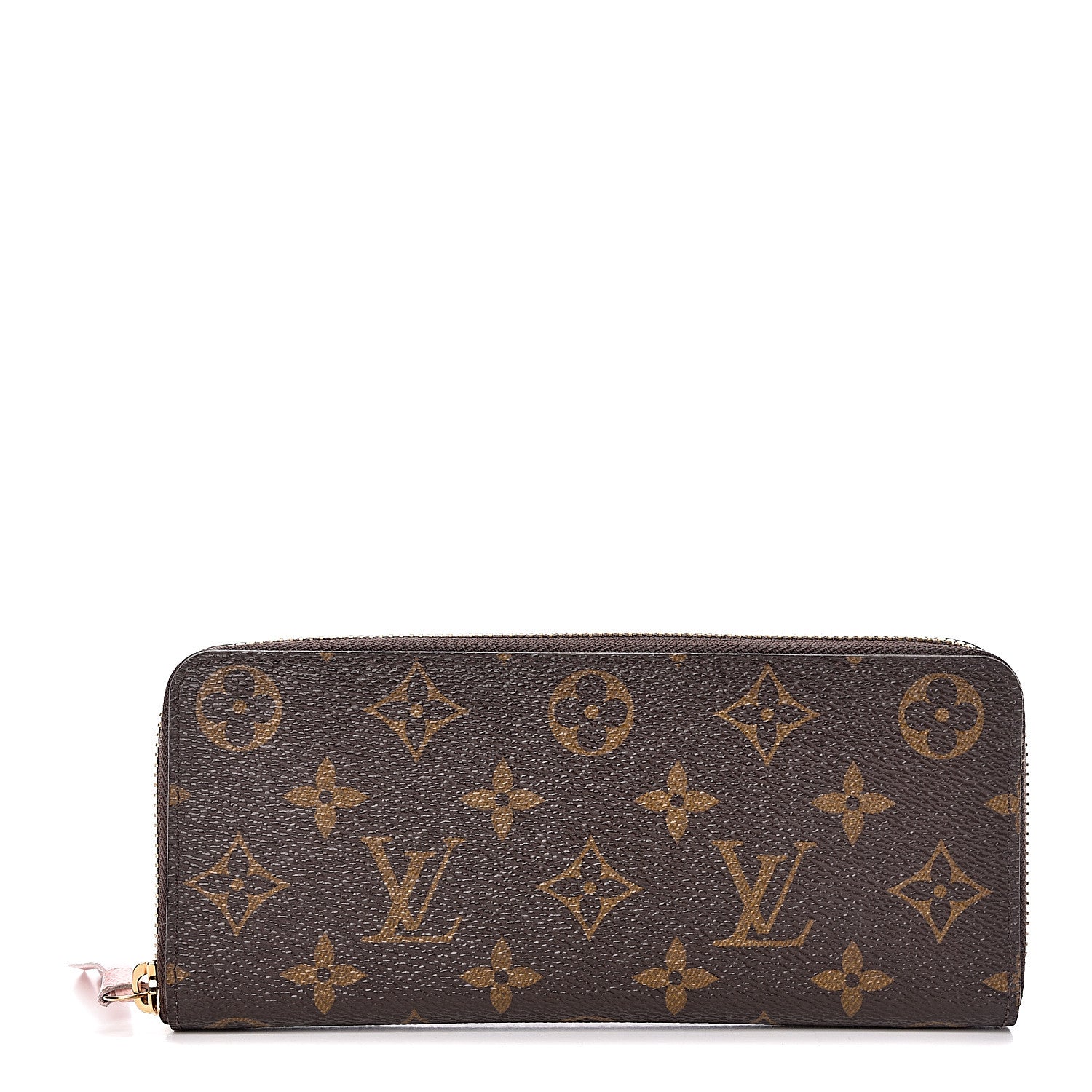 Louis Vuitton Monogram Clemence Wallet Rose Ballerine 1 of 8