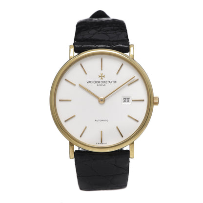 Vacheron Constantin 18K Yellow Gold Alligator 32mm Patrimony Automatic Watch 48002 1 of 6