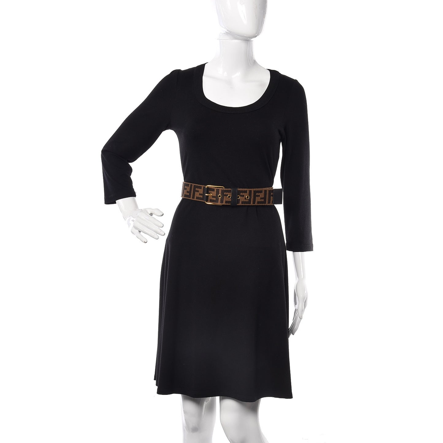 Ribbon Vitello Century FF 1974 Belt 95 38 Fango Moro