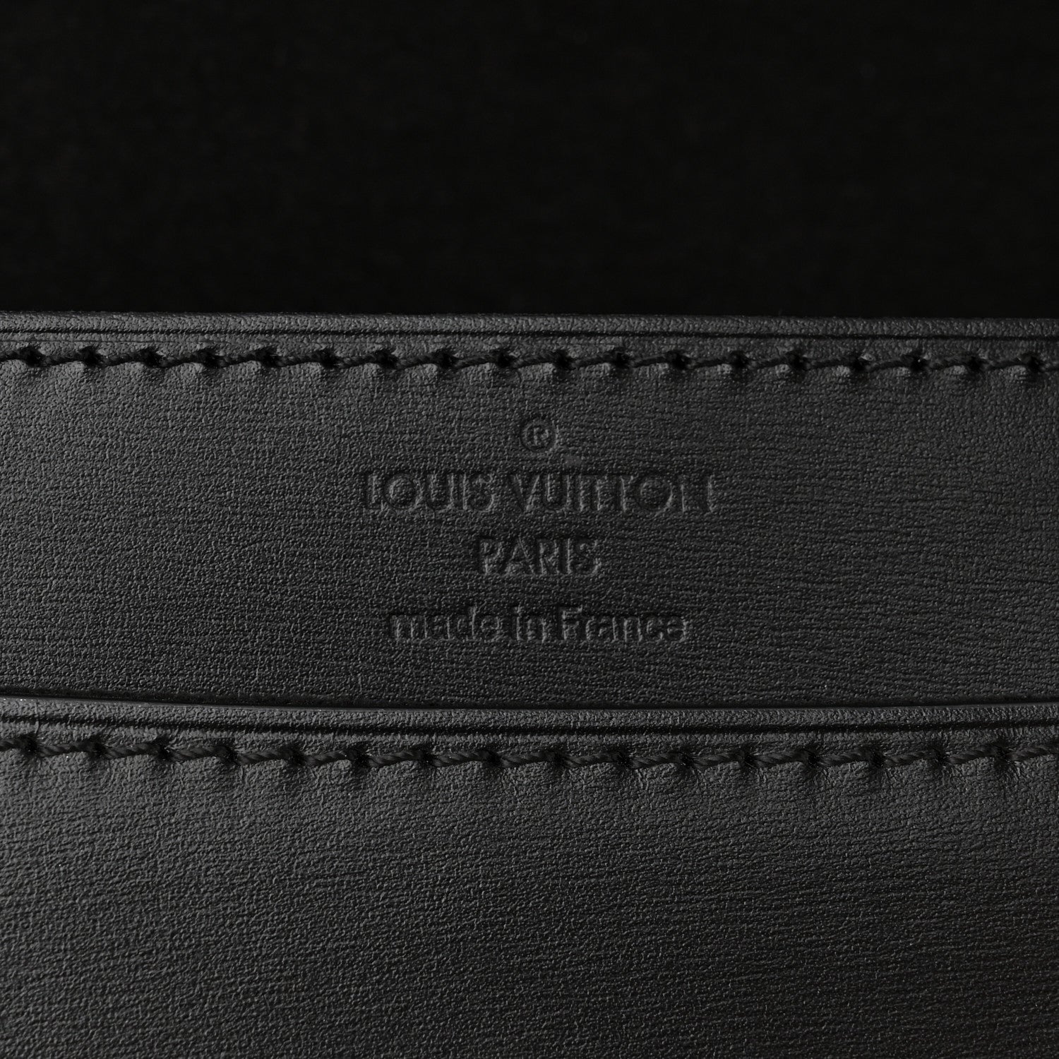 Louis Vuitton Calfskin Chain Louise GM Black 6 of 12