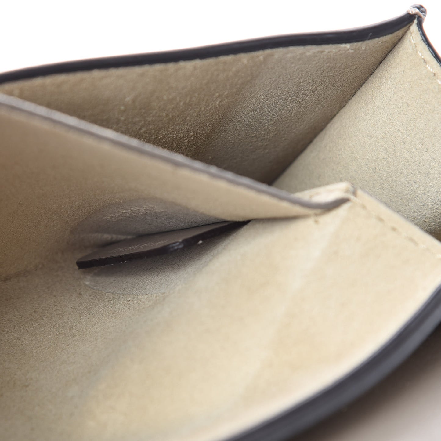 Suede Calfskin Faye Clutch Motty Grey