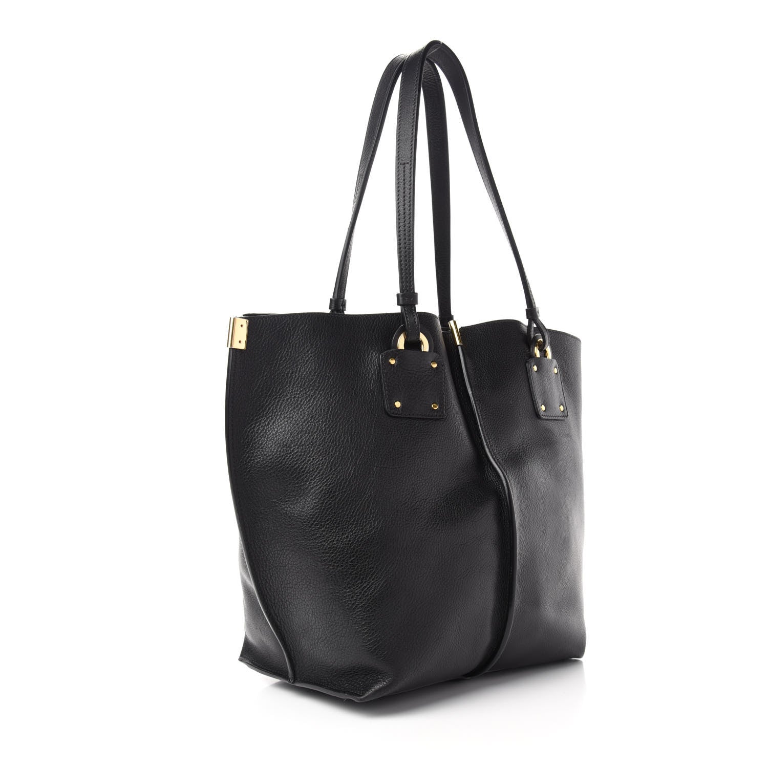 Chloe Smooth Calfskin Medium Vick Tote Black 3 of 9