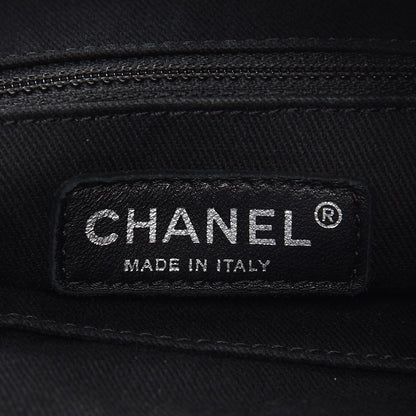 Chanel Calfskin Perforated Up In The Air Tote Black 6 of 11