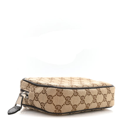 Gucci GG Supreme Monogram Calfskin Mini Crossbody Bag Beige Ebony New Acero 4 of 11