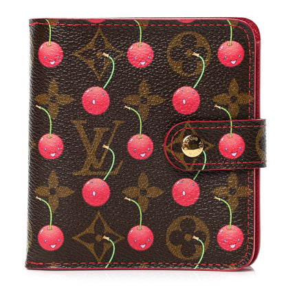Louis Vuitton Monogram Cerises Compact Zippe Wallet 1 of 4