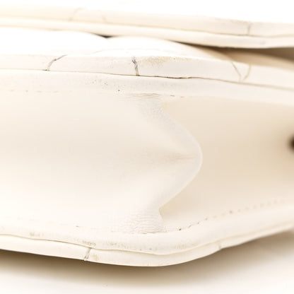 Chanel Lambskin Quilted Pillow Crush Wallet On Chain WOC White 11 of 13