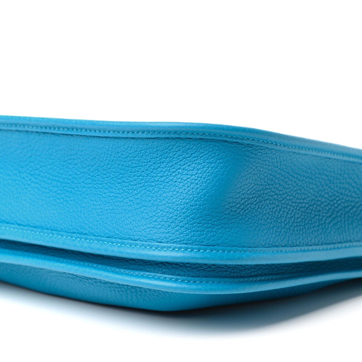Hermes Taurillon Clemence Evelyne III PM Bleu Frida 9 of 10