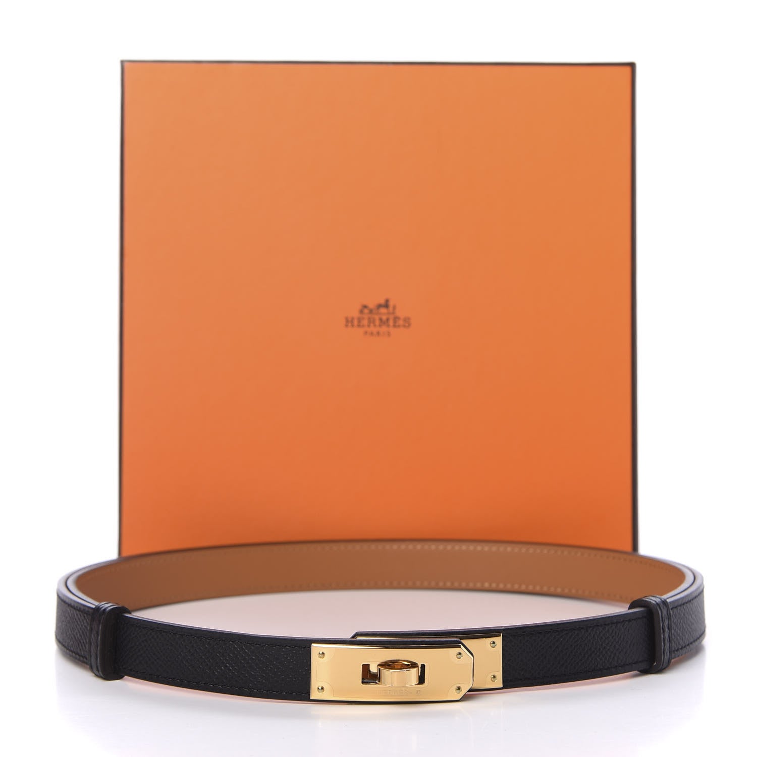 Hermes Epsom Kelly Belt Black 5 of 5