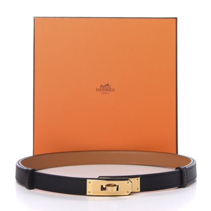 Hermes Epsom Kelly Belt Black 5 of 5