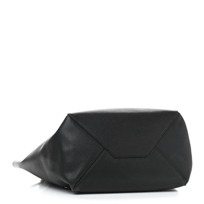 Celine Soft Grained Calfskin Small Belt Cabas Phantom Black 4 of 15
