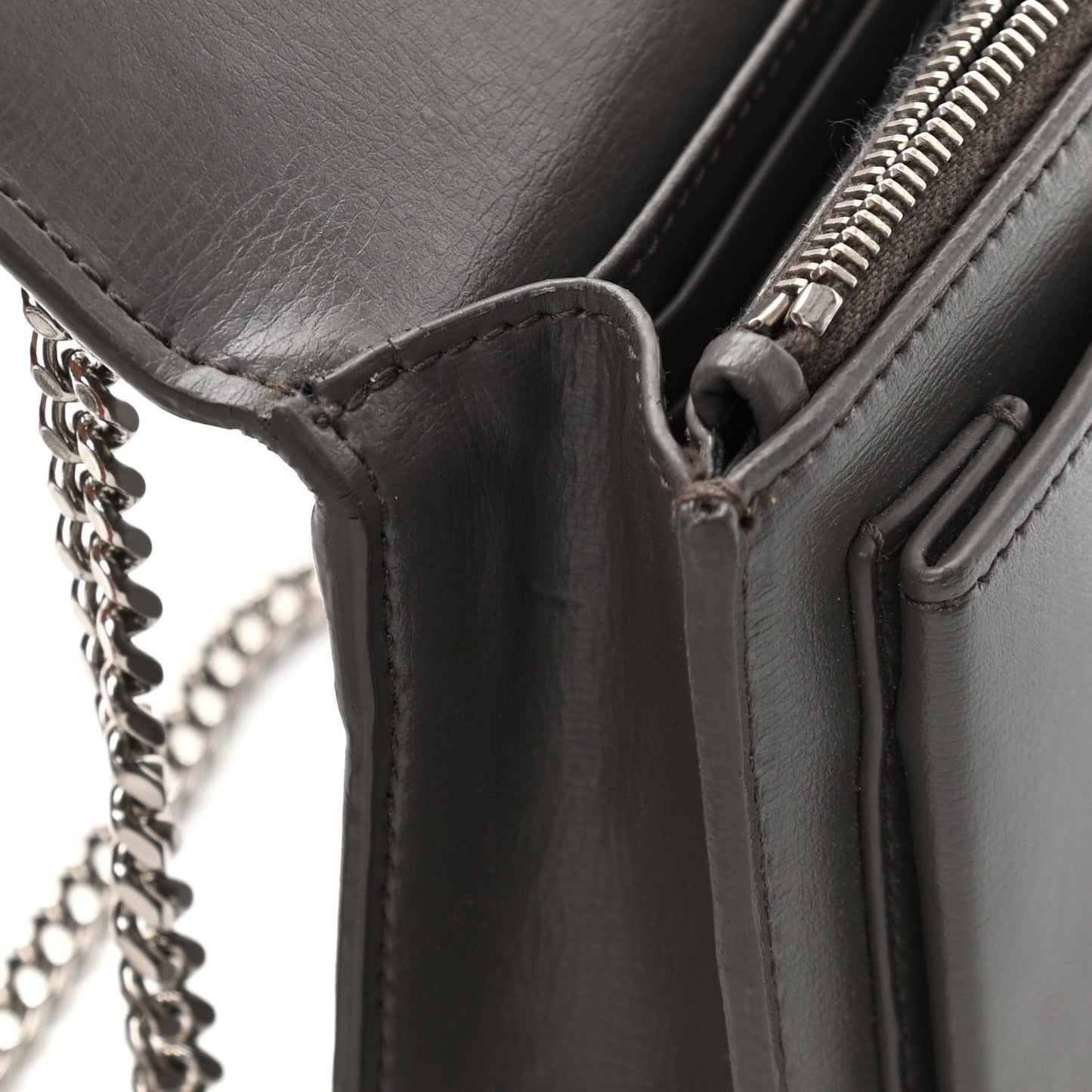 Calfskin Monogram Sunset Chain Wallet Earth
