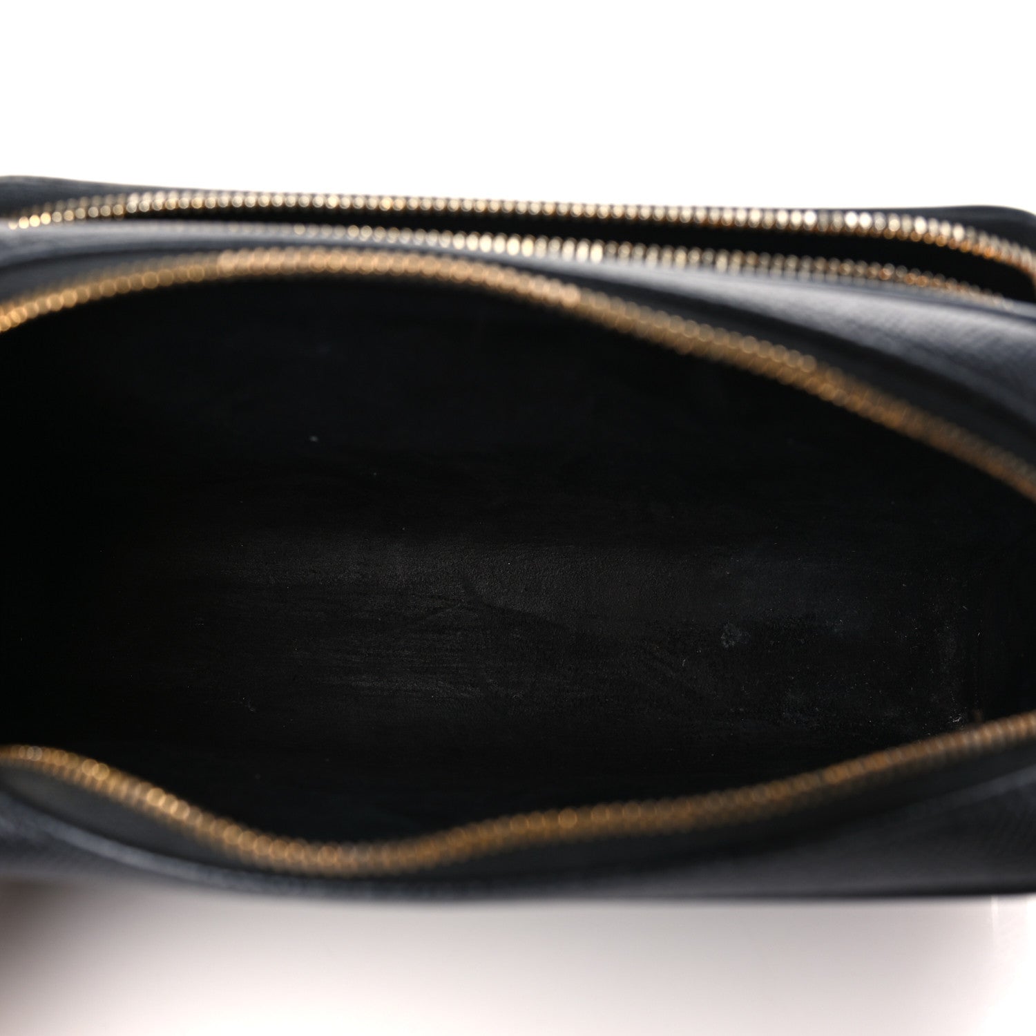 Christian Dior Grained Calfskin Caro Double Pouch Black 5 of 9