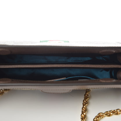 Gucci GG Supreme Monogram Web Small Ophidia Chain Shoulder Bag Brown 5 of 10