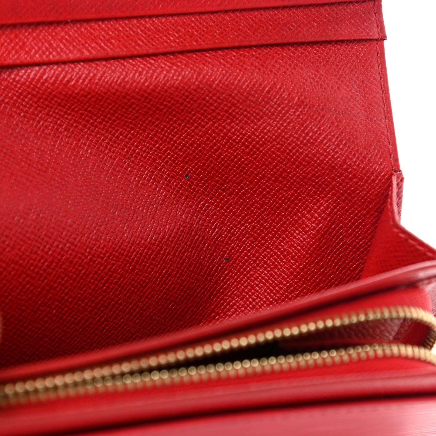 Louis Vuitton Epi Porte-Monnaie Billets Tresor Wallet Castillan Red 13 of 17
