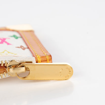 Louis Vuitton Monogram Multicolor Key Pouch White 8 of 8