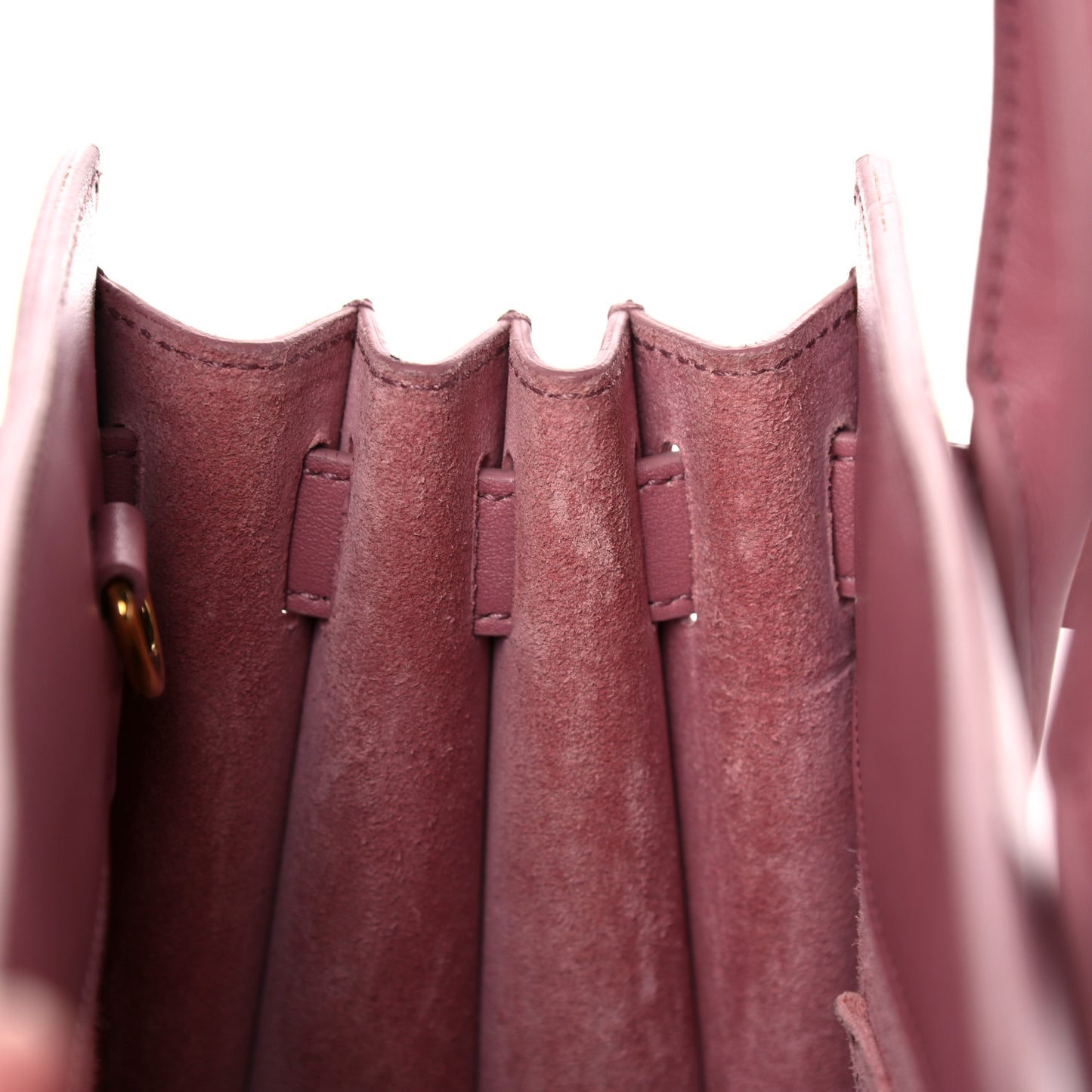 Calfskin Small Sac De Jour Dark Rose