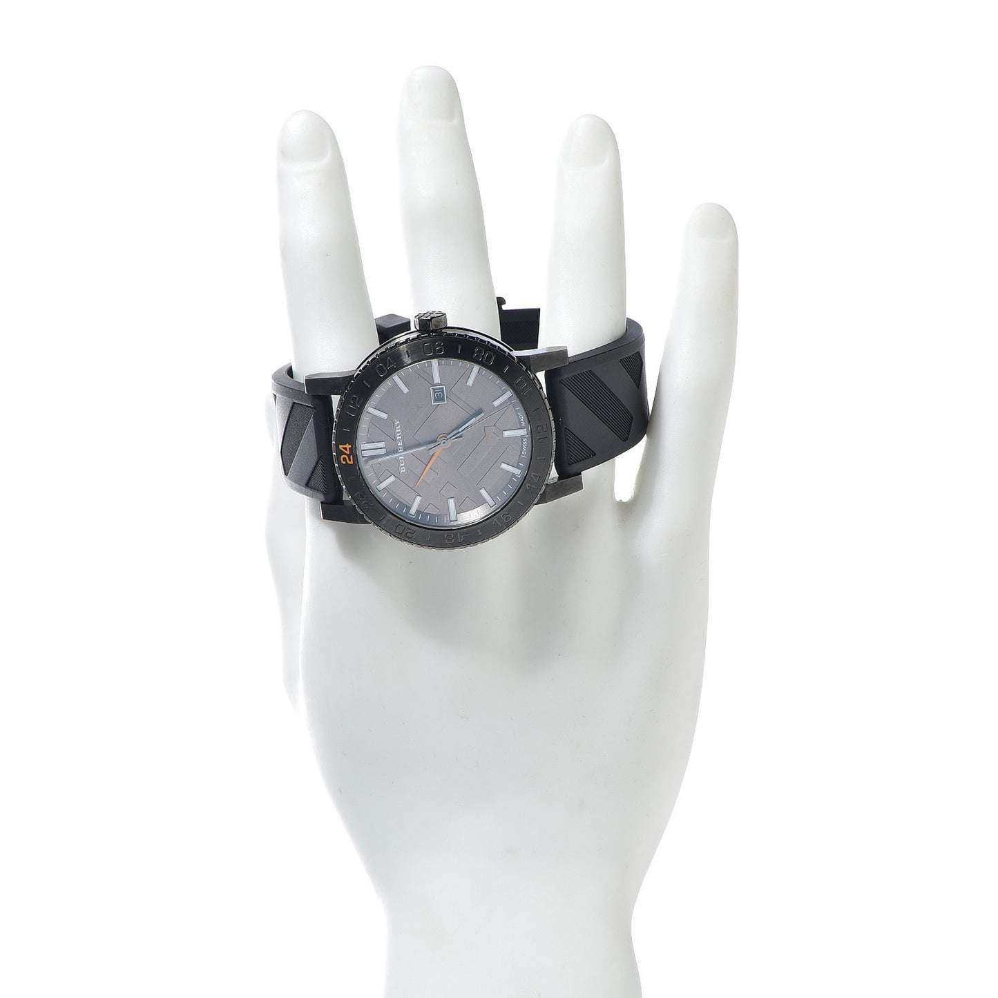 PVD Stainless Steel Rubber 42mm GMT The City Quartz Watch Taupe BU9341