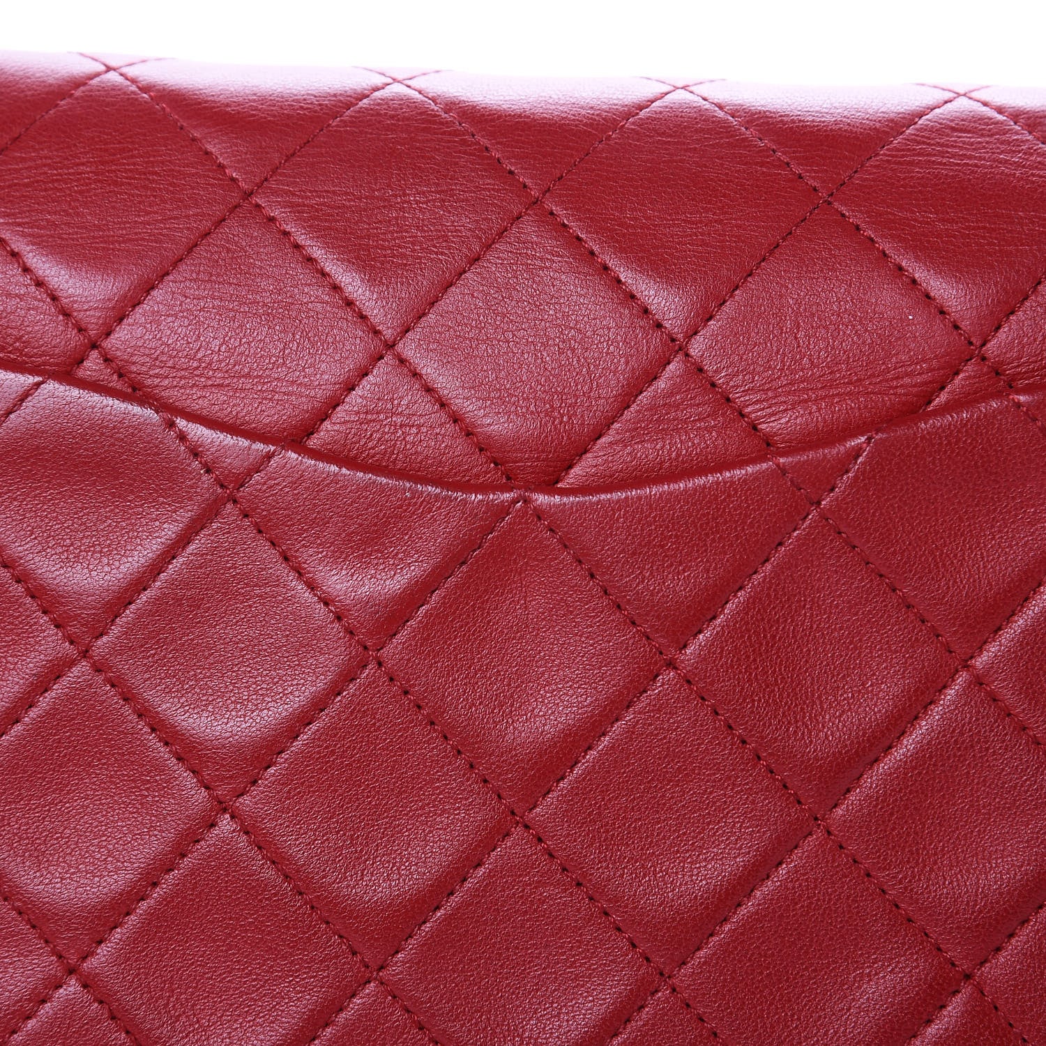 Chanel Lambskin Quilted Small Double Flap Red 15 of 16