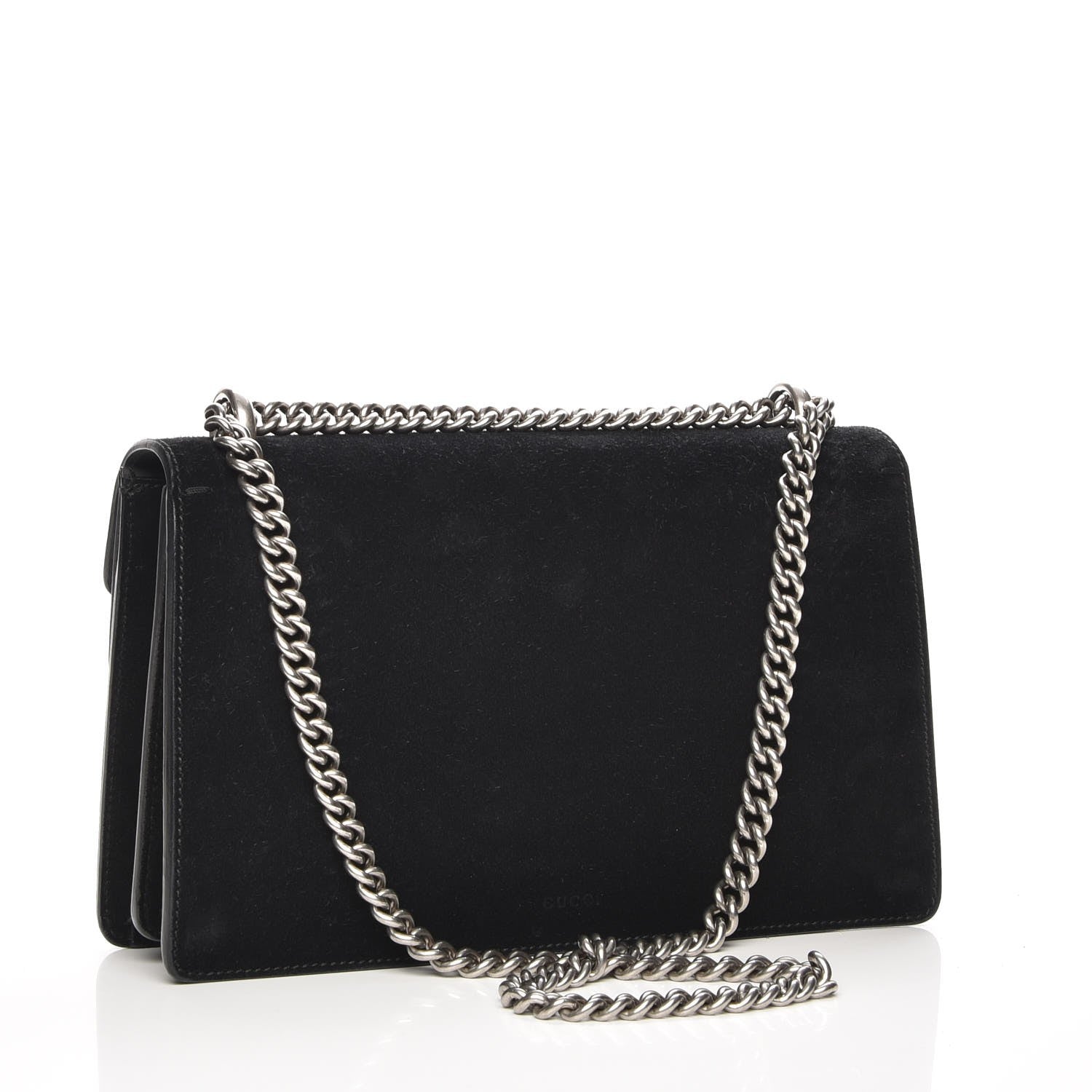 Gucci Suede Small Dionysus Shoulder Bag Black 4 of 8