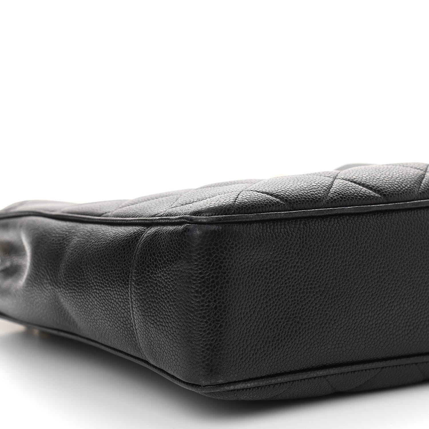 Chanel Caviar Quilted CC Shoulder Bag Black 10 of 11