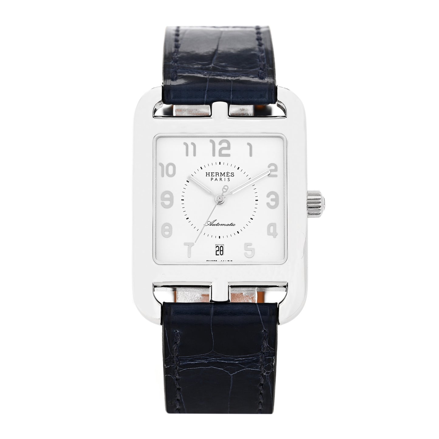 Stainless Steel Alligator 29mm Cape Cod Automatic Watch Bleu Saphir