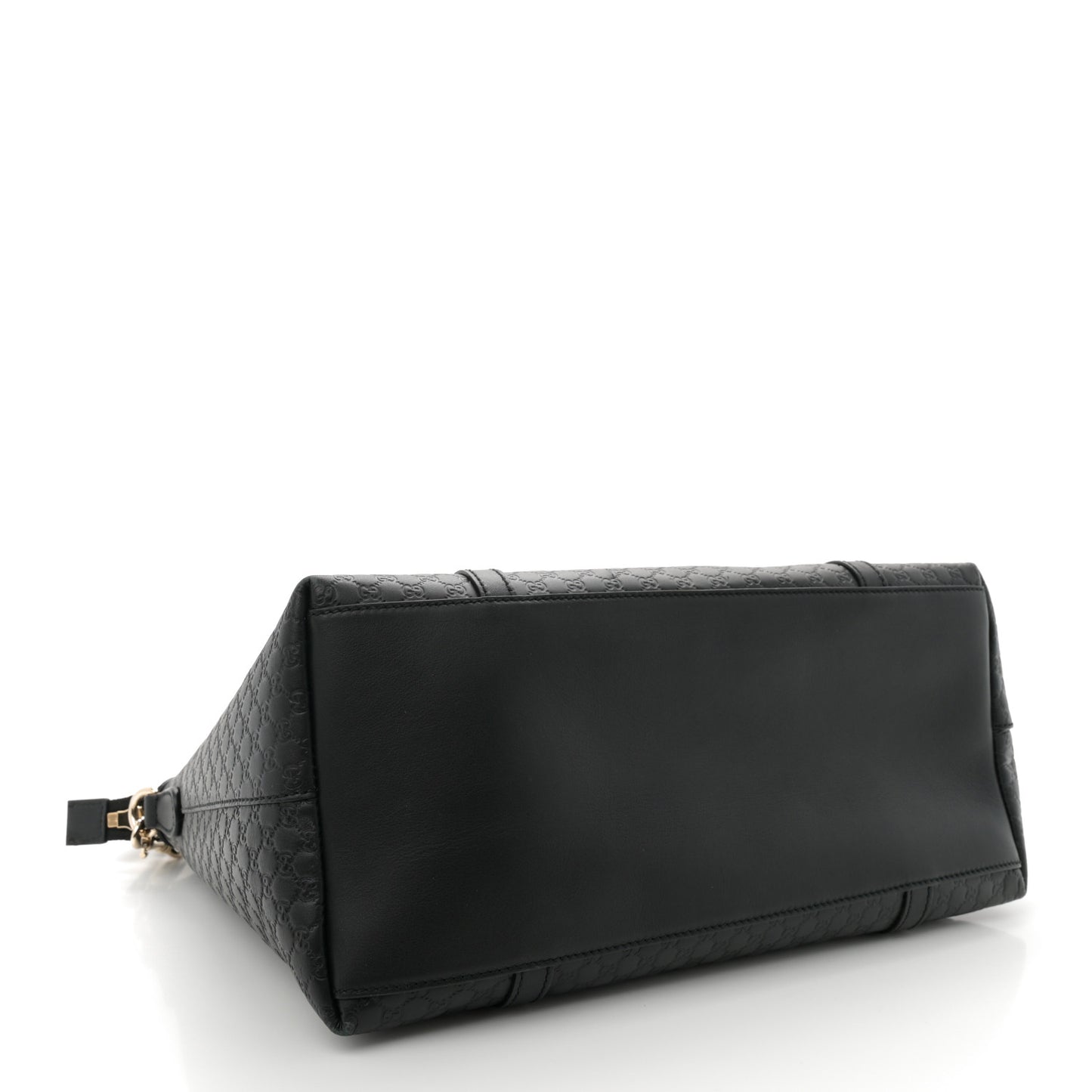 Soft Microguccissima Large Dome Satchel Black