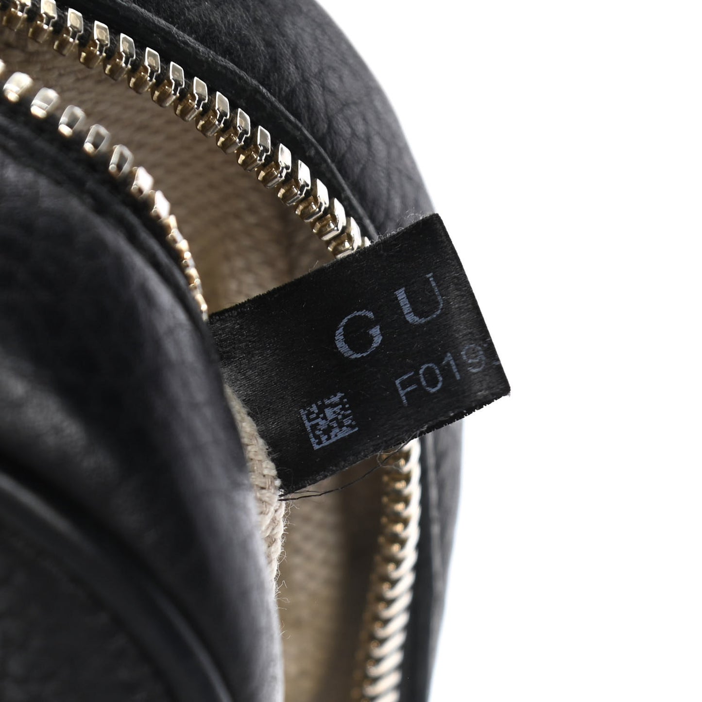 Pebbled Calfskin Small Soho Disco Bag Black